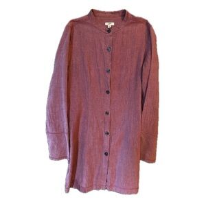 J. Jill Rose Button-Down Tunic